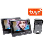 Беспроводной TUYA/WiFi видеодомофон «KiVOS-7 REC-TUYA (1+2)»