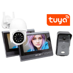 Комплект: беспроводной домофон и уличная WiFi/IP-камера «KiVOS-7 (1+2+9826-ASW5)»