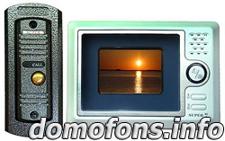 Домофон модель SUPER. Монитор цветной LCD, 3,5 дюйма общий вид Домофон модель SUPER. Монитор цветной LCD, 3,5 дюйма общий вид